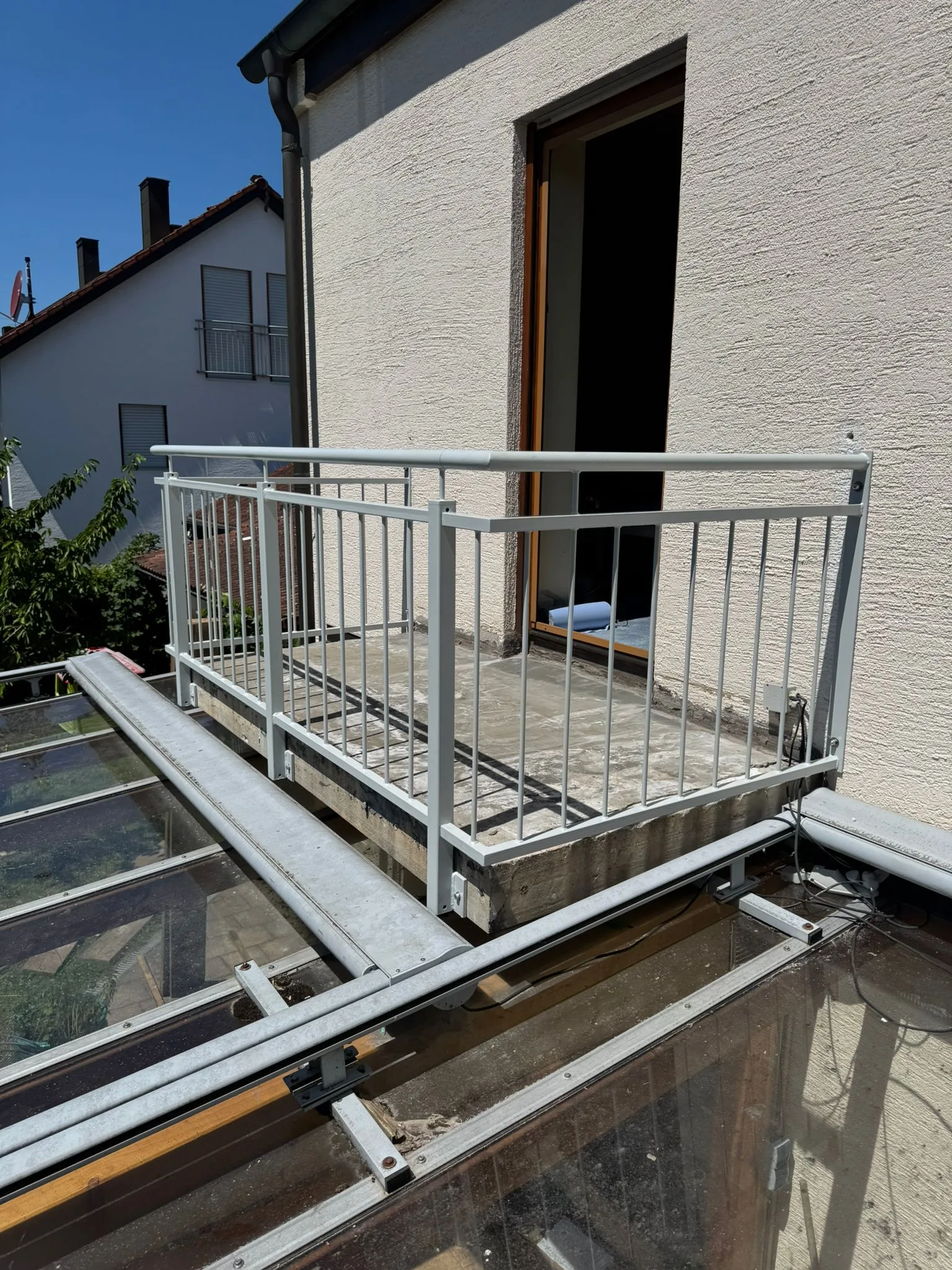 Balkongeländer Stahl Feuerverzinkt Pulverbeschichtet – Geländer Referenz