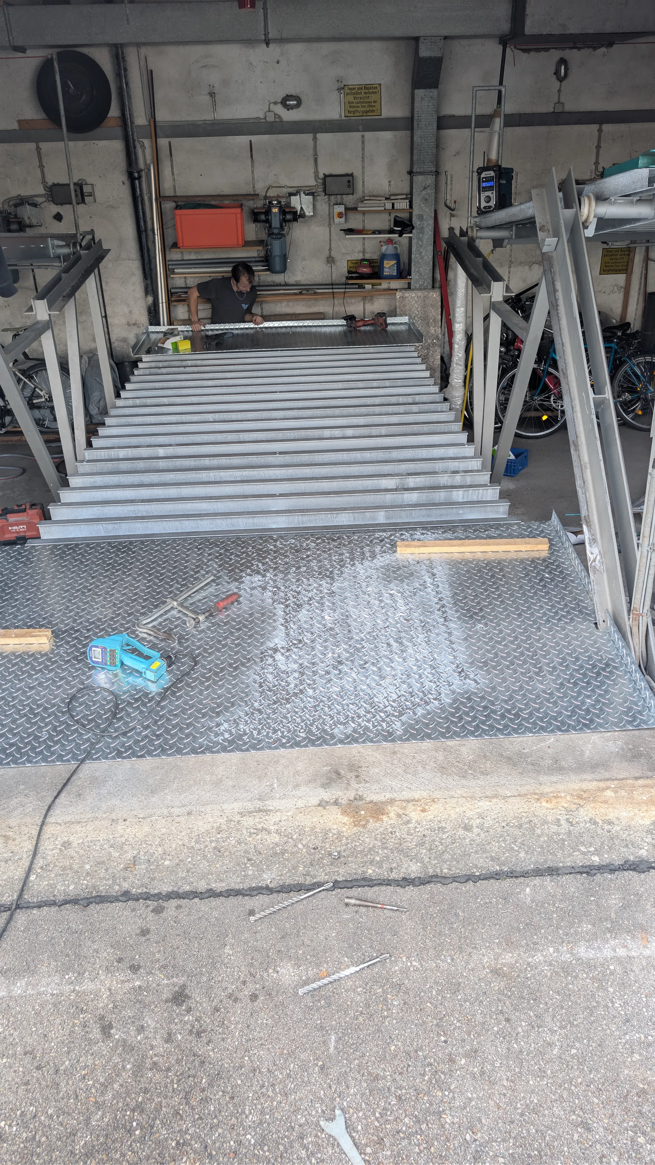 Umbau enge Duplex Garage zu einen breiteren Garagenstellplatz Bild 2