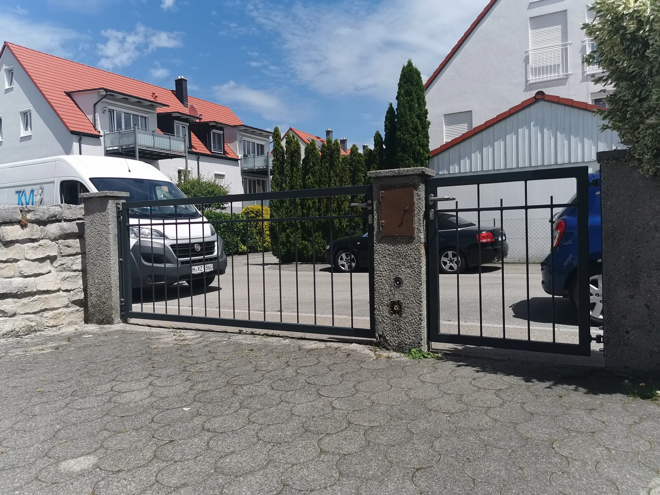 Garten Türe und Tor Feuerverzinkt Pulverbeschichtet Bild 3