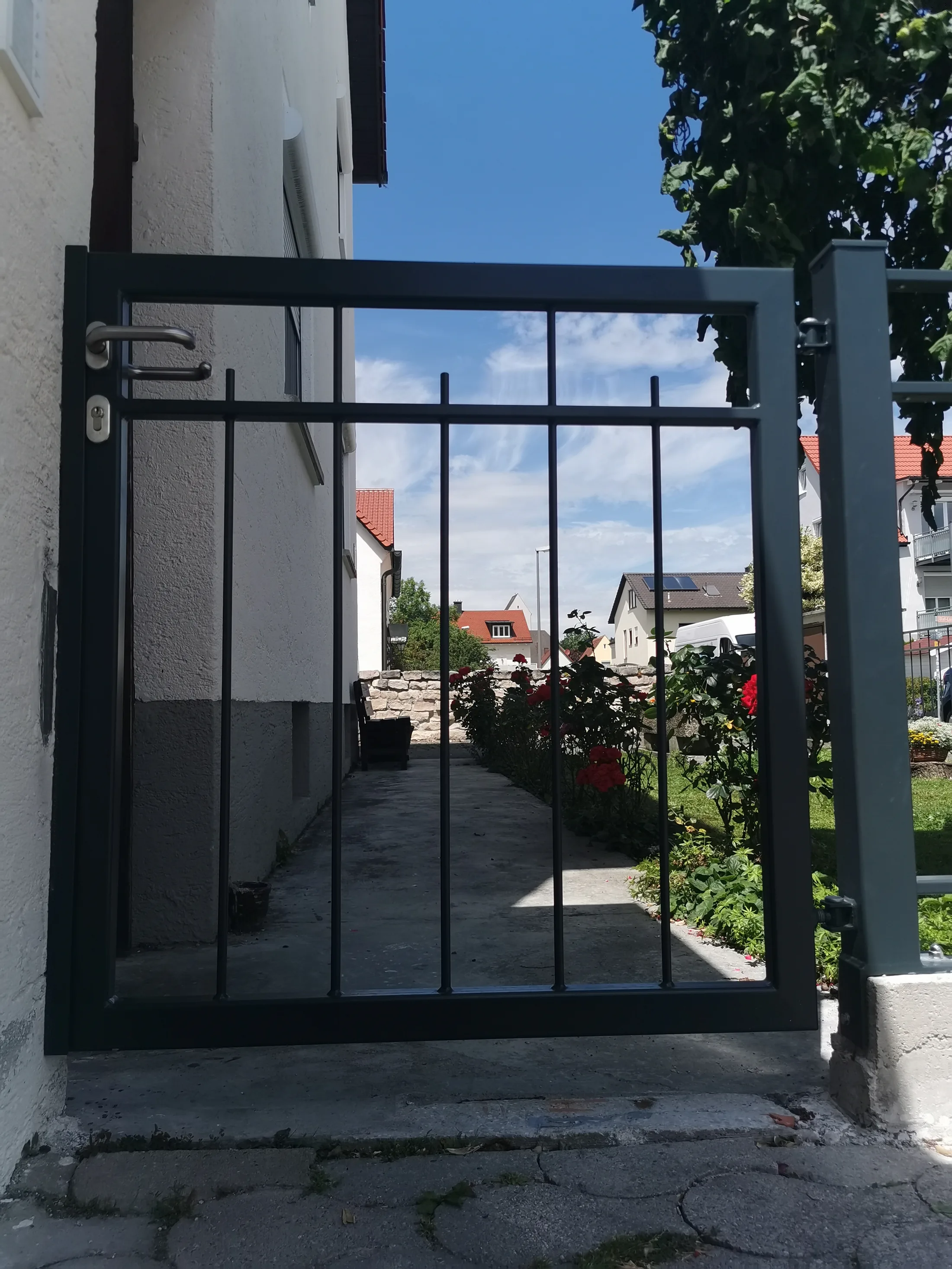 Garten Türe und Tor Feuerverzinkt Pulverbeschichtet Bild 4