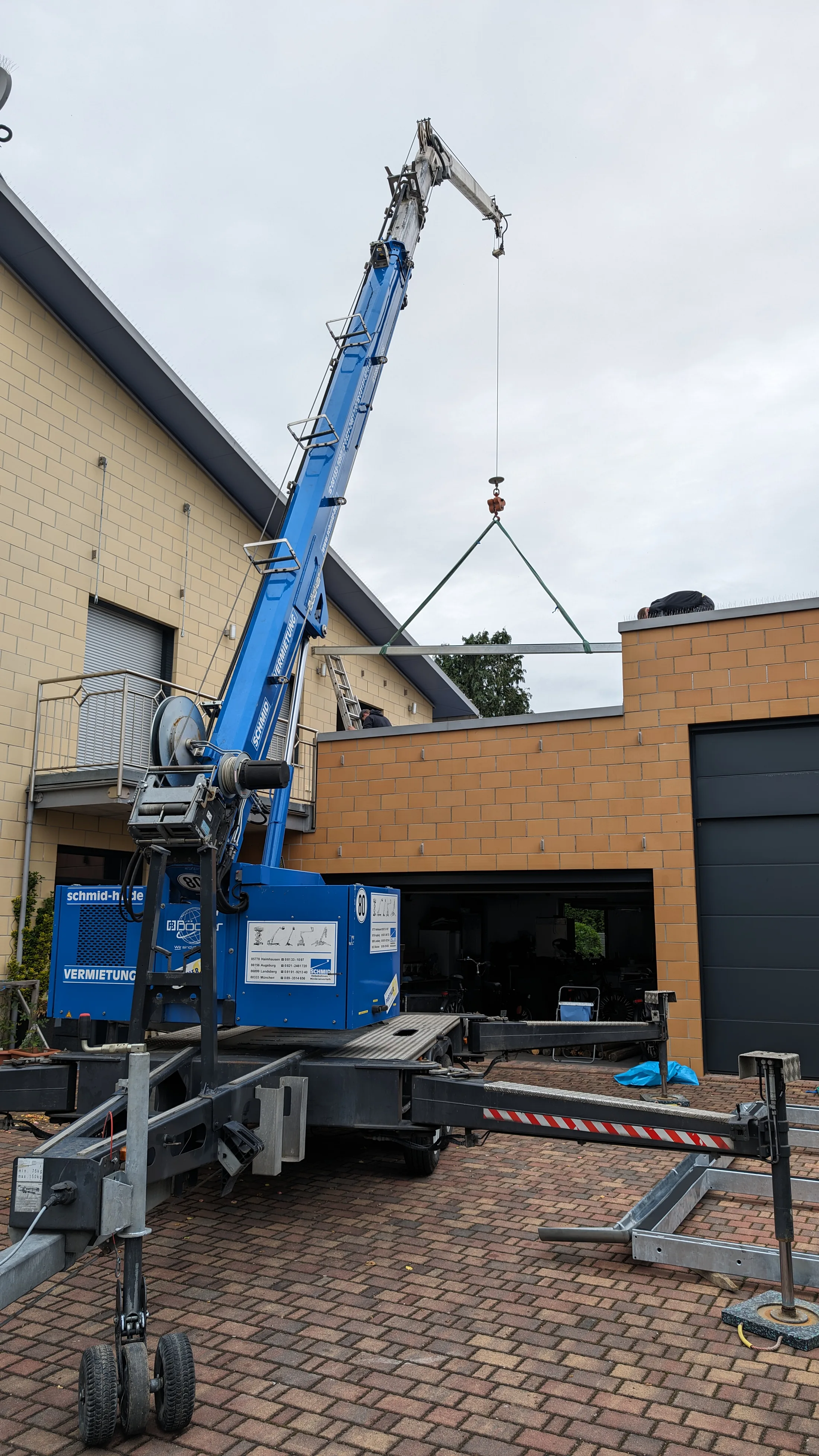 Terrassen Glas Überdachung 7 Meter lange Glasscheiben am Stück Bild 4