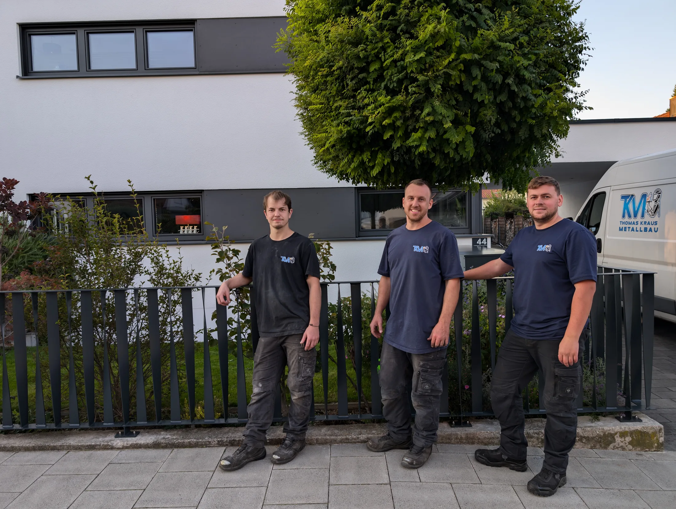 Gartenzaun Füllstäbe abwechselnd verdreht Pulverbeschichtet Bild 3