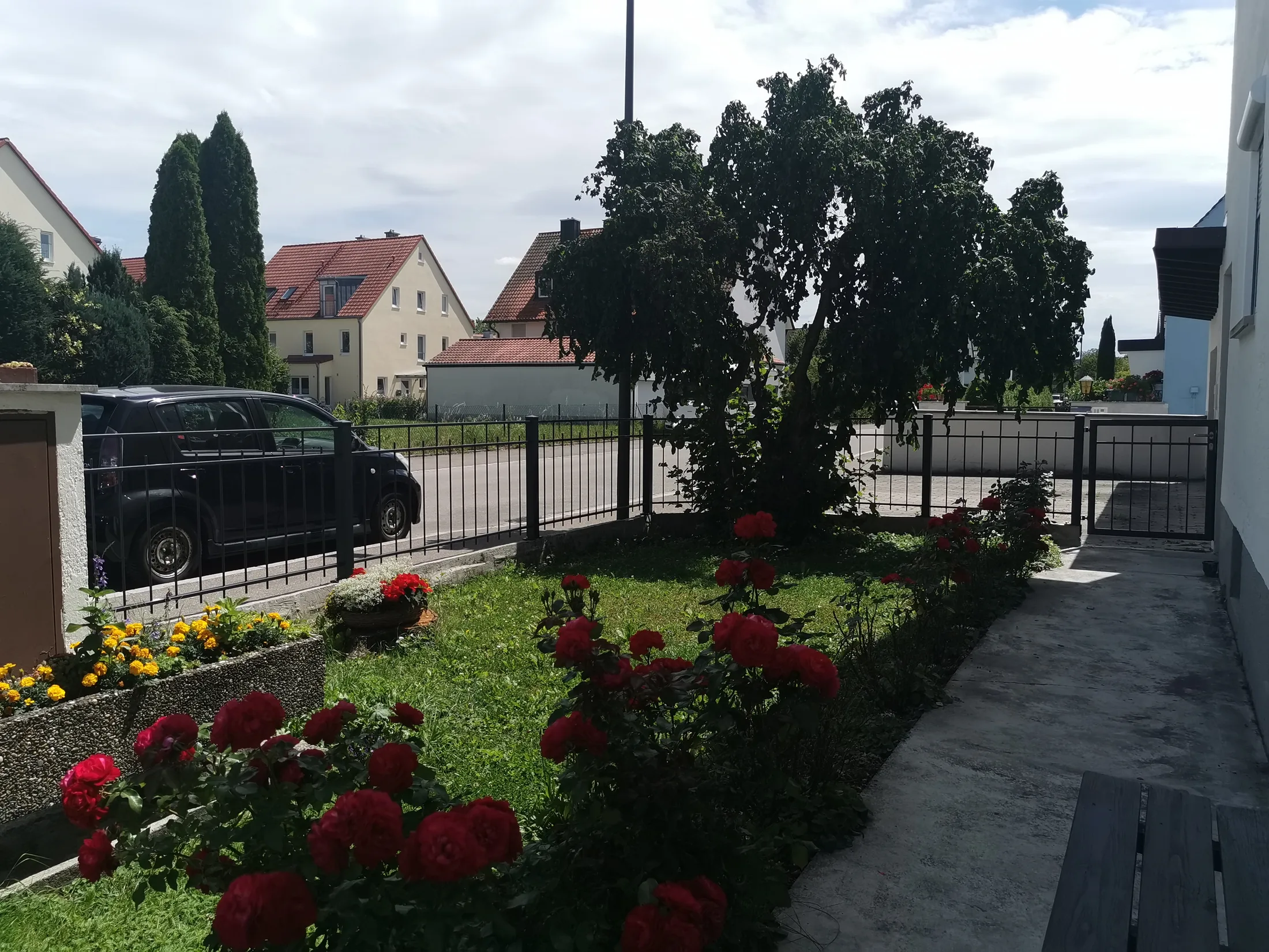 Gartenzaun Pulverbeschichtet Bild 2