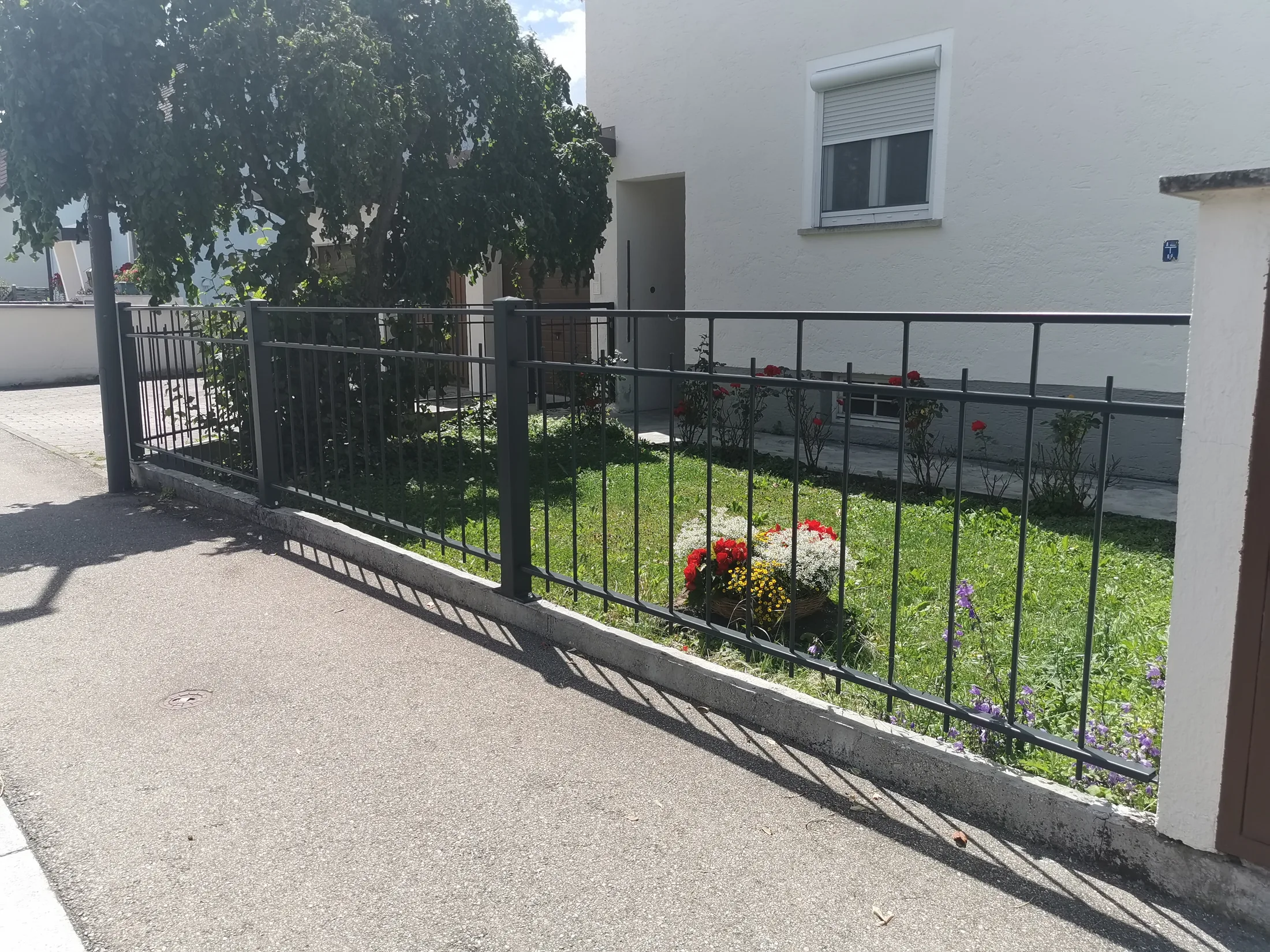 Gartenzaun Pulverbeschichtet Bild 3