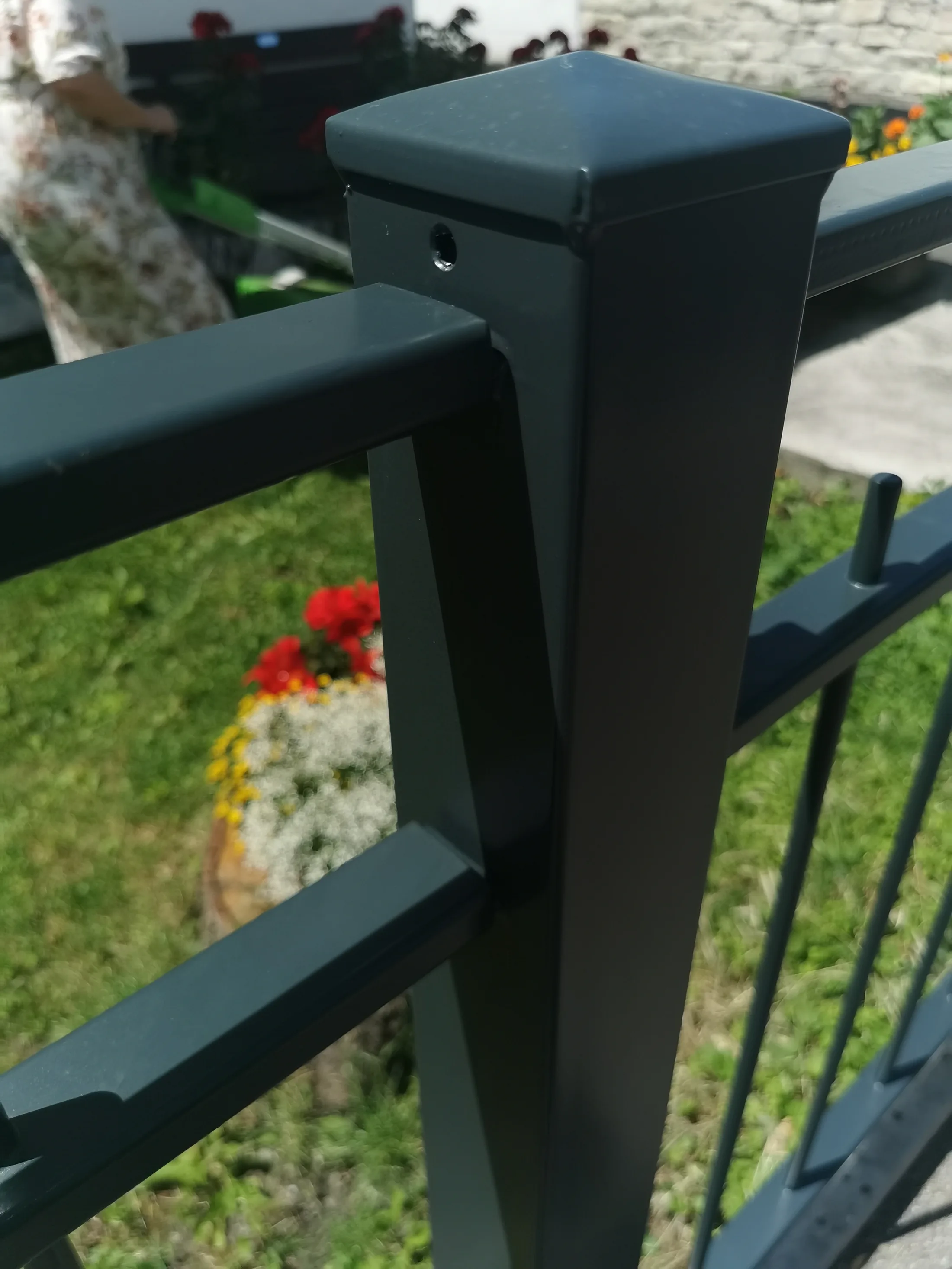 Gartenzaun Pulverbeschichtet Bild 4